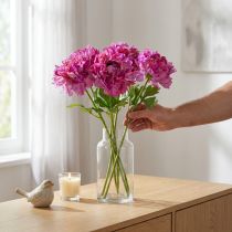 Artikel Ranunkel Kunstblume als detailgetreue Nachbildung für Wohnzimmer und Büro Dekoration 55cm 6St