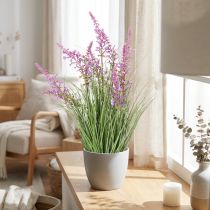 Artikel Dekogrün mit filigranen Blüten für stilvolle Gestaltung von Räumen 67cm