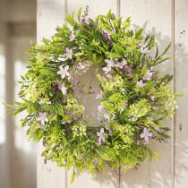 Artikel Blumenkranz Künstlich Lavendel Bachblüten Lila Ø33cm