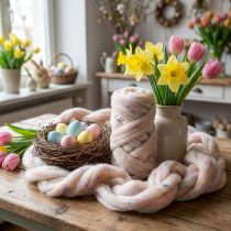 Artikel Lunte Wolllunte aus farbechter Naturwolle Bunt 10m