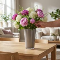 Artikel Vase „Fizzy“ Platingrau Ø20cm H35cm 1 St