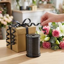 Artikel Kräuselband Schwarz 10mm 250m