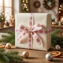 Artikel Weihnachtsband Rosa Schleifenband Weihnachten 25mm 18m