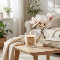 Artikel Duftkerze im Glas Naturwachs Wenzel Kerzen Magnolie 85×70mm