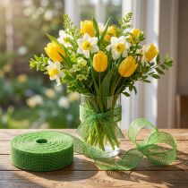 Artikel Juteband Grün 5cm 40m