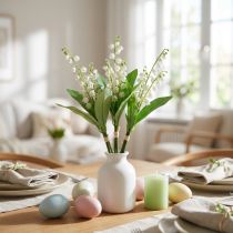 Artikel Deko Maiglöckchen Künstliche Frühlingsblumen Weiß 31cm 3 St