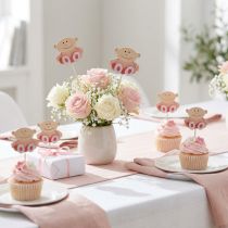 Artikel Stecker Baby 5cm L25cm Rosa 20 St