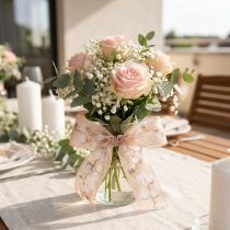 Artikel Organzaband Baumwollblüten Dekoband Rosa 40mm 15m