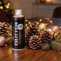 Artikel Glitterspray Rotgold Goldspray Metallic Farbe Montana Cans 400ml