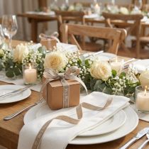 Artikel Geschenkband Braun Schleifenband Hochzeit 15mm 20m
