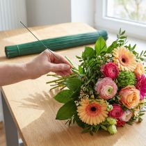 Artikel Gerbera Draht Steckdraht Floristik Grün 0,6/300mm 1kg