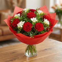Artikel Manschettenpapier Blumenseide Seidenpapier Rot 37,5cm 100m