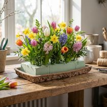 Artikel Oasis Biolit Unterlage für Steckschaum-Ziegel 25×14×2cm, 11 Stück - Nachhaltige Blumengestecke Floristik Zubehör