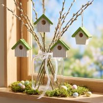 Artikel Hängedeko Frühling Deko Vogelhaus Deko Nistkasten 6,5cm 8 St