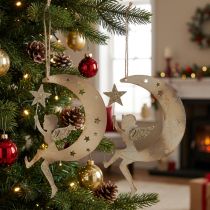 Artikel Engel Anhänger Stern Weihnachtsdeko zum Hängen H19cm 2 St