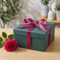Artikel Dekoband mit Leopardenmuster Pink 15mm 18m