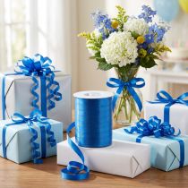 Artikel Kräuselband Blau 10mm 250m