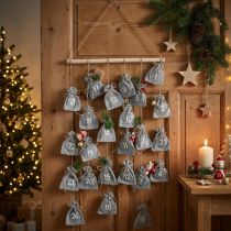 Artikel Adventskalender zum Befüllen Adventsdeko Beutel H110cm