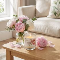 Artikel Duftkerze im Glas Pfingstrose Peony Blush Ø7,5cm H8,5cm