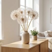 Artikel Riesen Pusteblumen Deko Trockenblumen für moderne Inneneinrichtung 12cm 4St