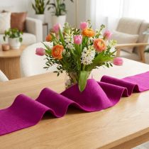 Artikel Filzband Wolle Fuchsia 15cm x 5m für Deko und Basteln