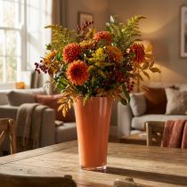 Artikel Vase Orange Blumenvase Deko Vase Fizzy Siena Ø20cm H35cm