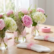 Artikel Gitterband 4,5cm x 10m Rosa