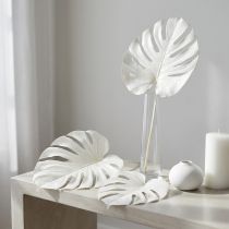 Artikel Monstera Blätter gebleicht Deko Fensterblatt H40cm 5 St