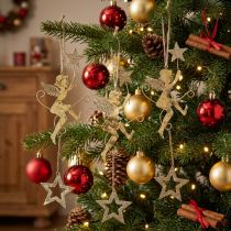 Artikel Engel Anhänger Stern Weihnachtsdeko zum Hängen H28cm 3 St