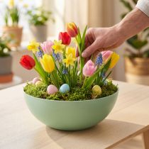 Artikel Deko-Schale Grün Pastell Kunststoff Tischdeko Frühling Ø20cm