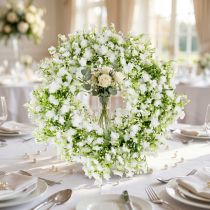 Artikel Schleierkraut Kranz Weiß Blumenkranz Hochzeit Ø30cm