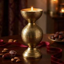 Artikel Kerzenhalter orientalisch Teelichthalter Metall 25cm