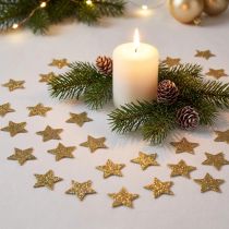 Artikel Mini Glitterstern Gold 2,5cm 96 St