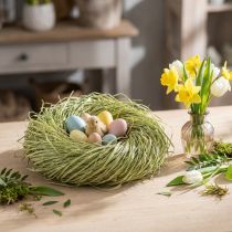 Artikel Deko Bast zum Basteln Naturbast Raffiabast Limette 200g