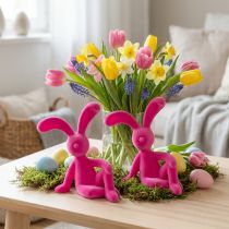 Artikel Deko Hase sitzend als Frühlingsdeko Highlight für Wohnzimmer oder Büro 22cm 2St