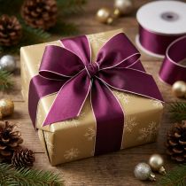 Artikel Geschenkband Taftband für Weihnachtsgeschenke 40mm 50m