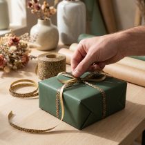 Artikel Kräuselband Leoprint Geschenkband für kreatives Verpacken 10mm 100m