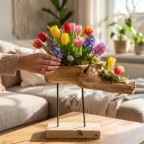 Artikel Wurzelschale am Ständer Natur H38cm