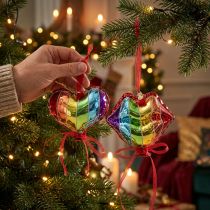 Artikel Festliche Glasdeko Herz Kussmund Form Weihnachten