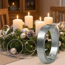 Artikel Aluband Flachdraht Silber matt 20mm x 5m - Dekorationsband, Basteln, Handwerk