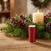 Artikel Bouilloneffektdraht Rot Ø0,30mm 100g 140m - Ideale Deko für Weihnachten & Basteln