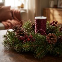 Artikel Bouilloneffektdraht Ø0,30mm 140m Bordeaux zum Basteln und Dekorieren