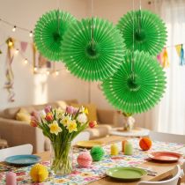 Artikel Wabenpapier Blume Grün Ø40cm 4St