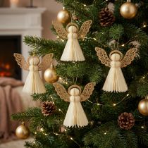 Artikel Papierengel Weihnachtsengel Deko Papier Weiß H12cm 4 St