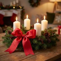 Artikel Festliches Kranzband Rot Seidenoptik 100mm Breit 25m Lang Dekoband Schleifenband Geschenkband Weihnachtsdeko
