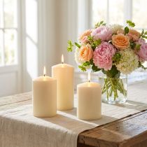 Artikel Stumpenkerze 80/80 Creme 6 St