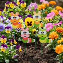 Artikel Gartenstecker Raupe Blumenstecker Frühlingsdeko Sommerdeko 16 St