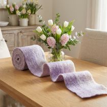 Artikel Filzband Franzi Wollfilz Wollband Lila 2-farbig 15cm 4m