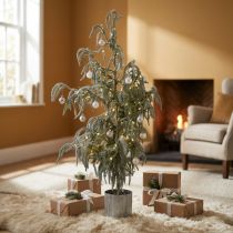 Artikel Mini Weihnachtsbaum im Topf Beschneit Winter 45x110cm