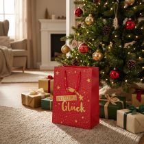 Artikel Geschenktüte Weihnachten „Ein Stückchen Glück“ 23cm 2St